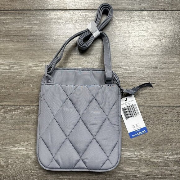 Vera Bradley RFID Mini Hipster Cross Body Frost Gray Ultralight NWT - Picture 2 of 5